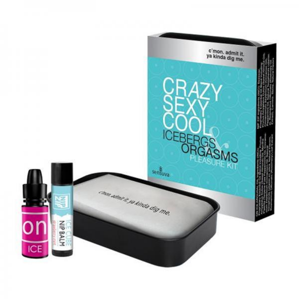 Crazy Sexy Cool Icebergs & Orgasms Cooling Arousal Pleasure Kit - Lickable Body