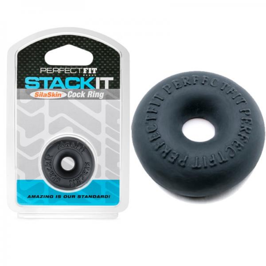 Perfect Fit Stackit Black - Cock Ring Trios