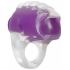 Ring True Unique Pleasure Rings Kit Clear Purple 3 Pack - Couples Vibrating Penis Rings