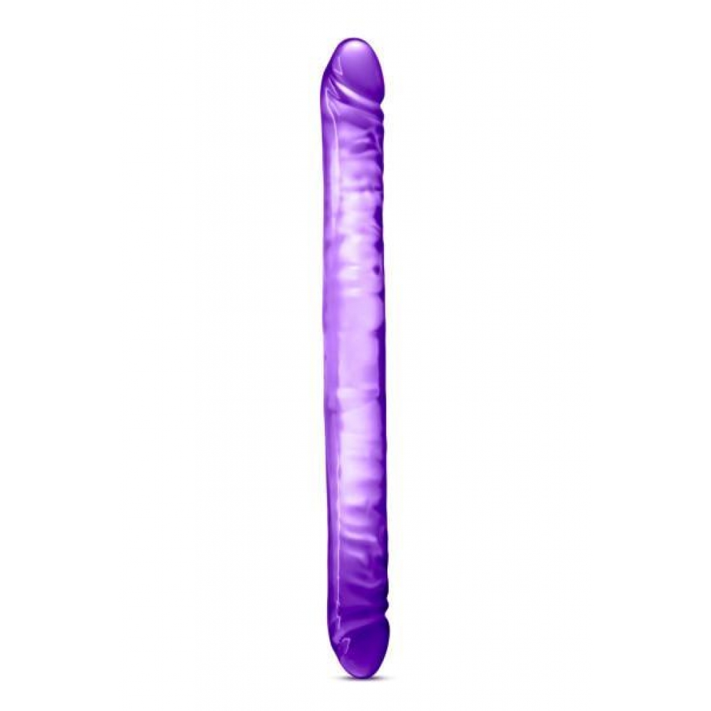 B Yours 18 inches Double Dildo Purple - Double Dildos