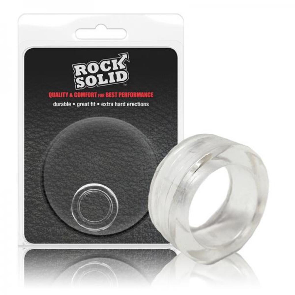 Rock Solid Clear O Ring - Classic Penis Rings