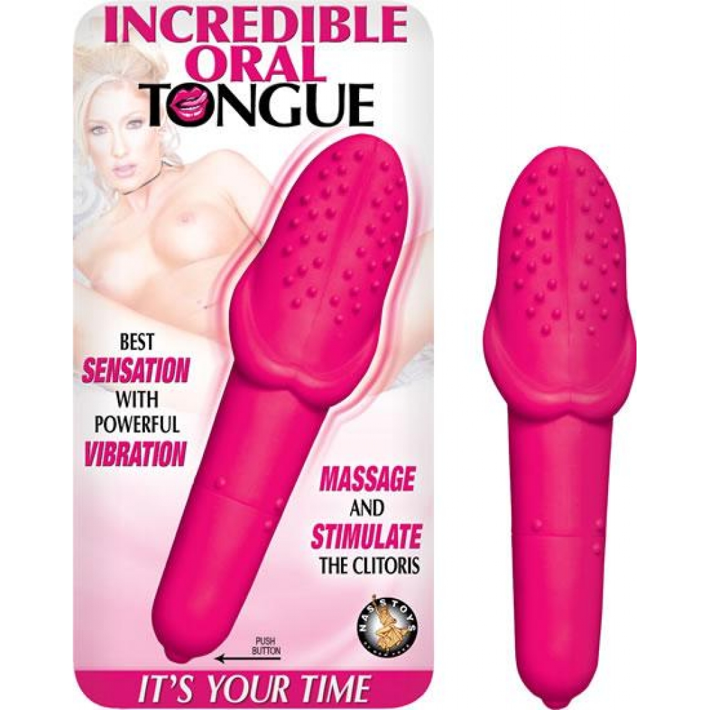 Incredible Oral Tongue Vibrator Pink - Tongues