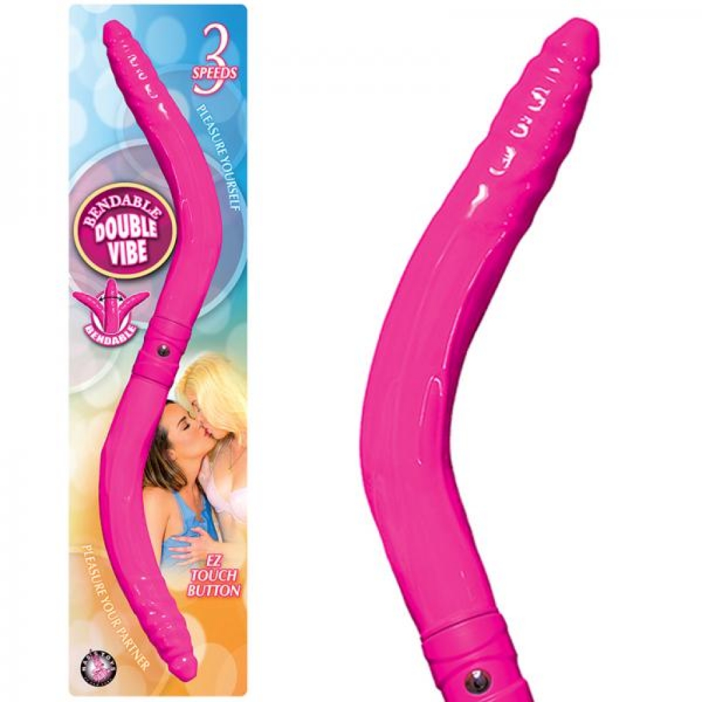 Bendable Double Vibe Pink - Double Dildos