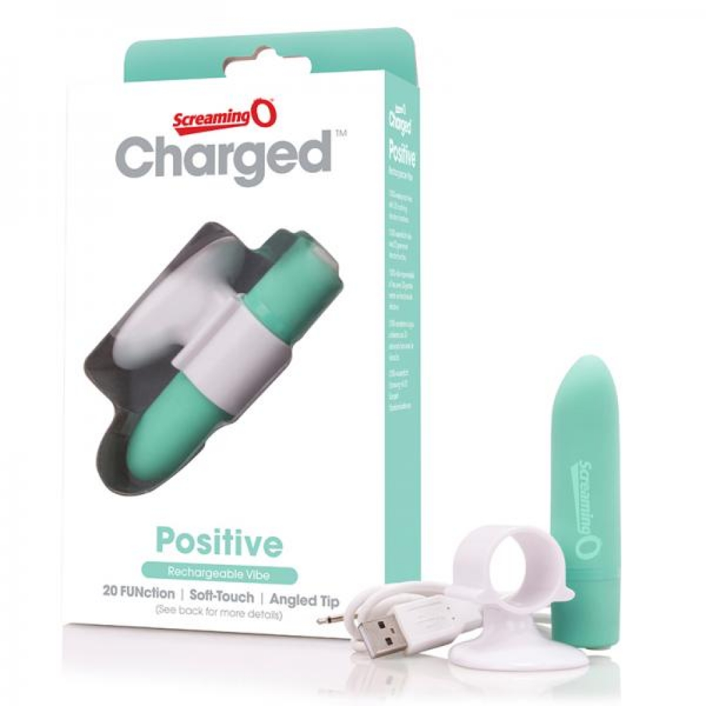 Screaming O Charged Positive Vibe - Kiwi - Finger Vibrators