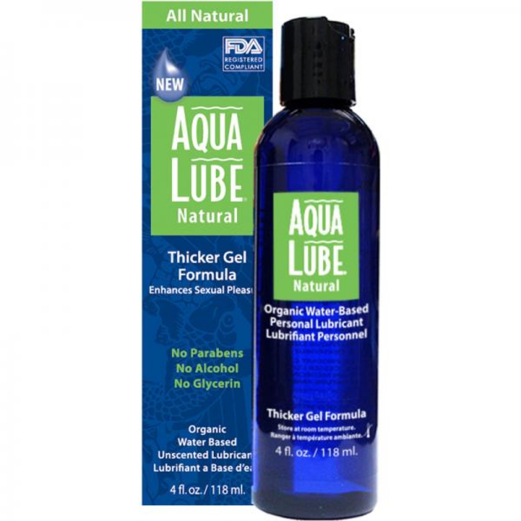 Aqua Lube Natural Gel 4 fluid ounces - Lubricants