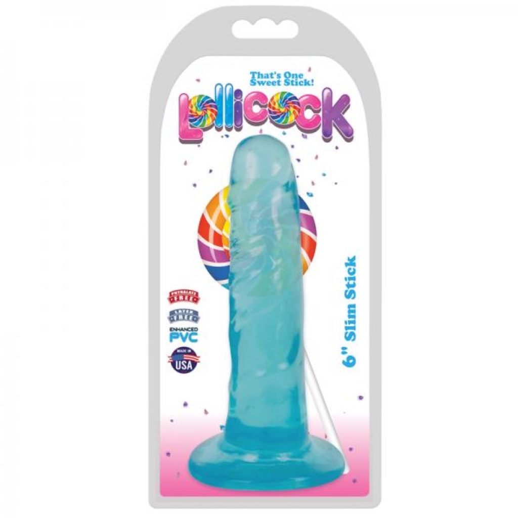 Lollicock Slim Stick 6in Berry Ice - Realistic Dildos & Dongs