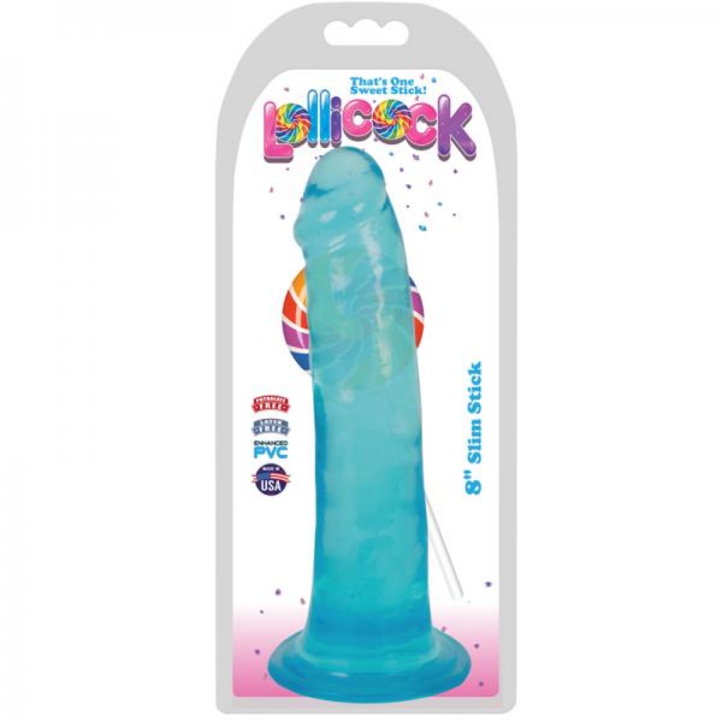 Lollicock Slim Stick 8in Berry Ice - Realistic Dildos & Dongs