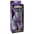 Dillio 7 inches Strap On Suspender Harness Set Purple - Harness & Dong Sets