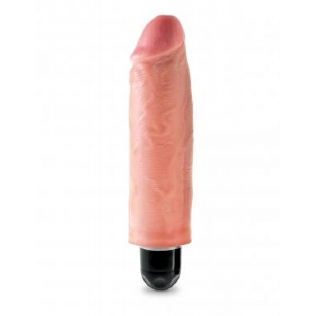 King Cock 6 inches Vibrating Stiffy Beige - Realistic