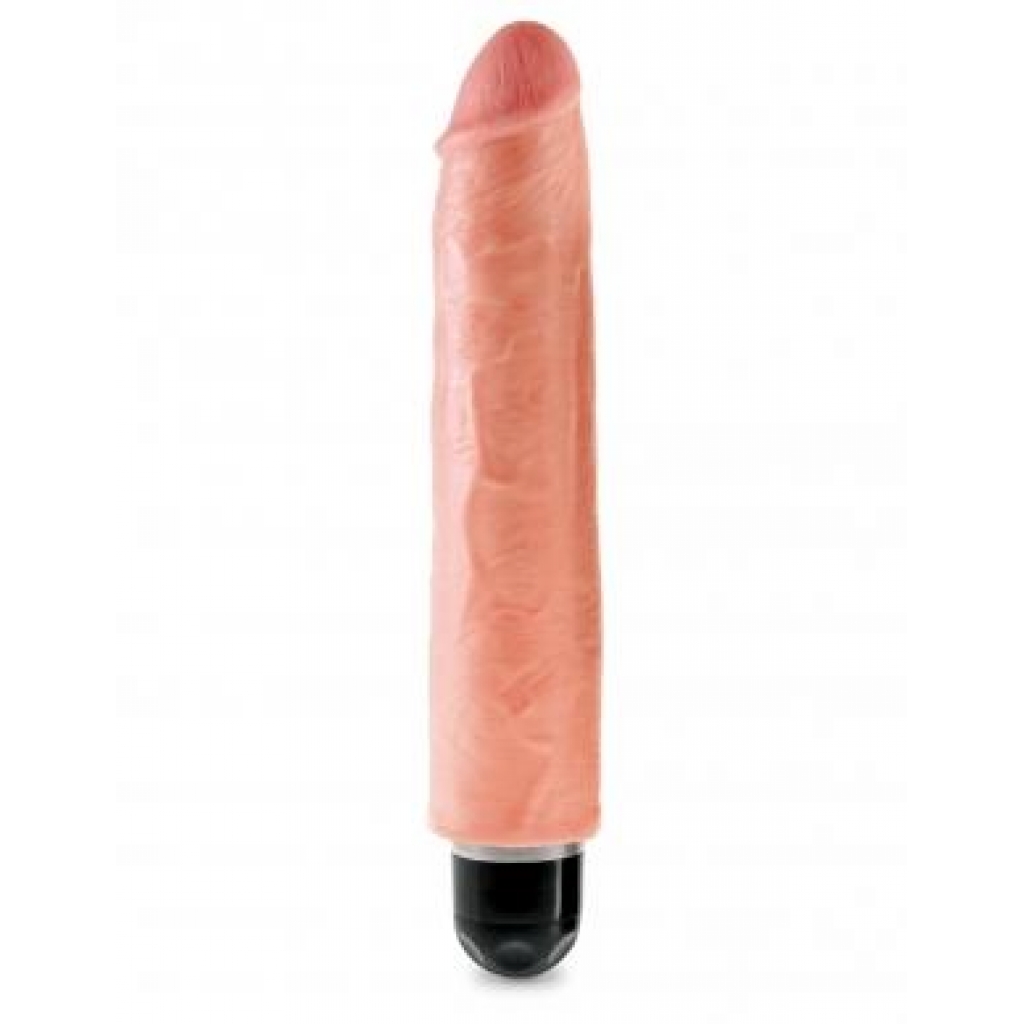 King Cock 10 inches Vibrating Stiffy Beige - Realistic