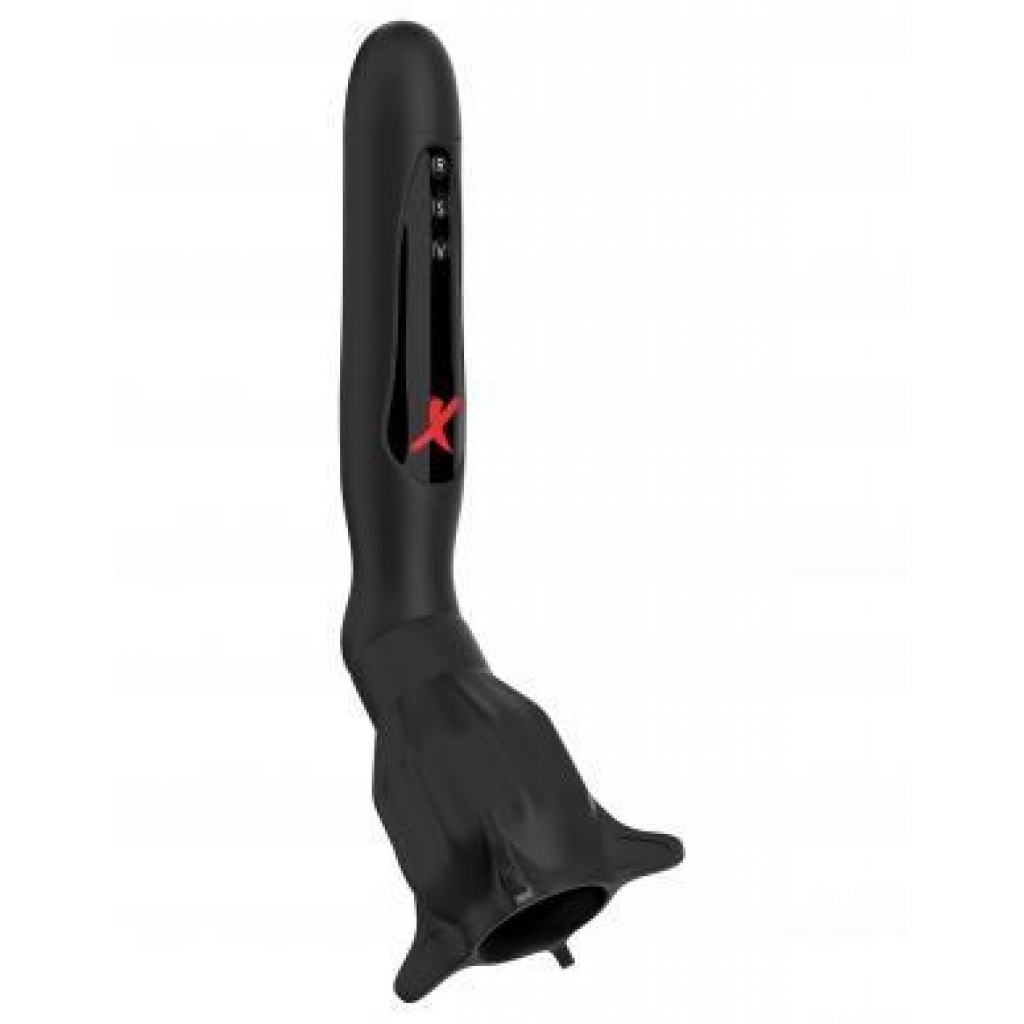 PDX Elite Vibrating Roto-Sucker Black - Masturbation Sleeves