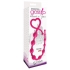 Gossip Hearts & Spurs Anal Beads Magenta Pink - Anal Beads