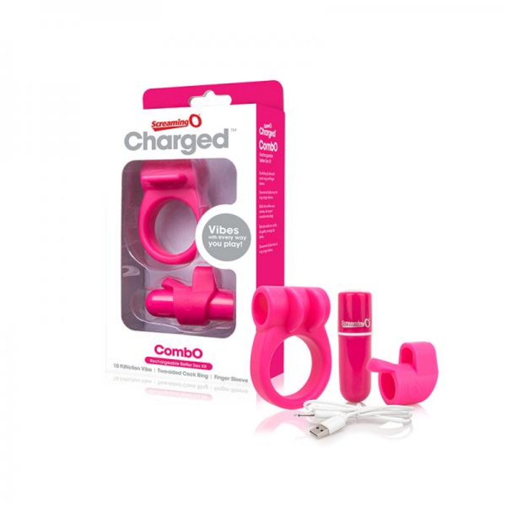 Screaming O Charged Combo Kit #1 - Pink - Kits & Sleeves