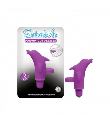 Seduce Me Dolphin Clit Pleaser 3 Speed Waterproof Purple - Clit Cuddlers