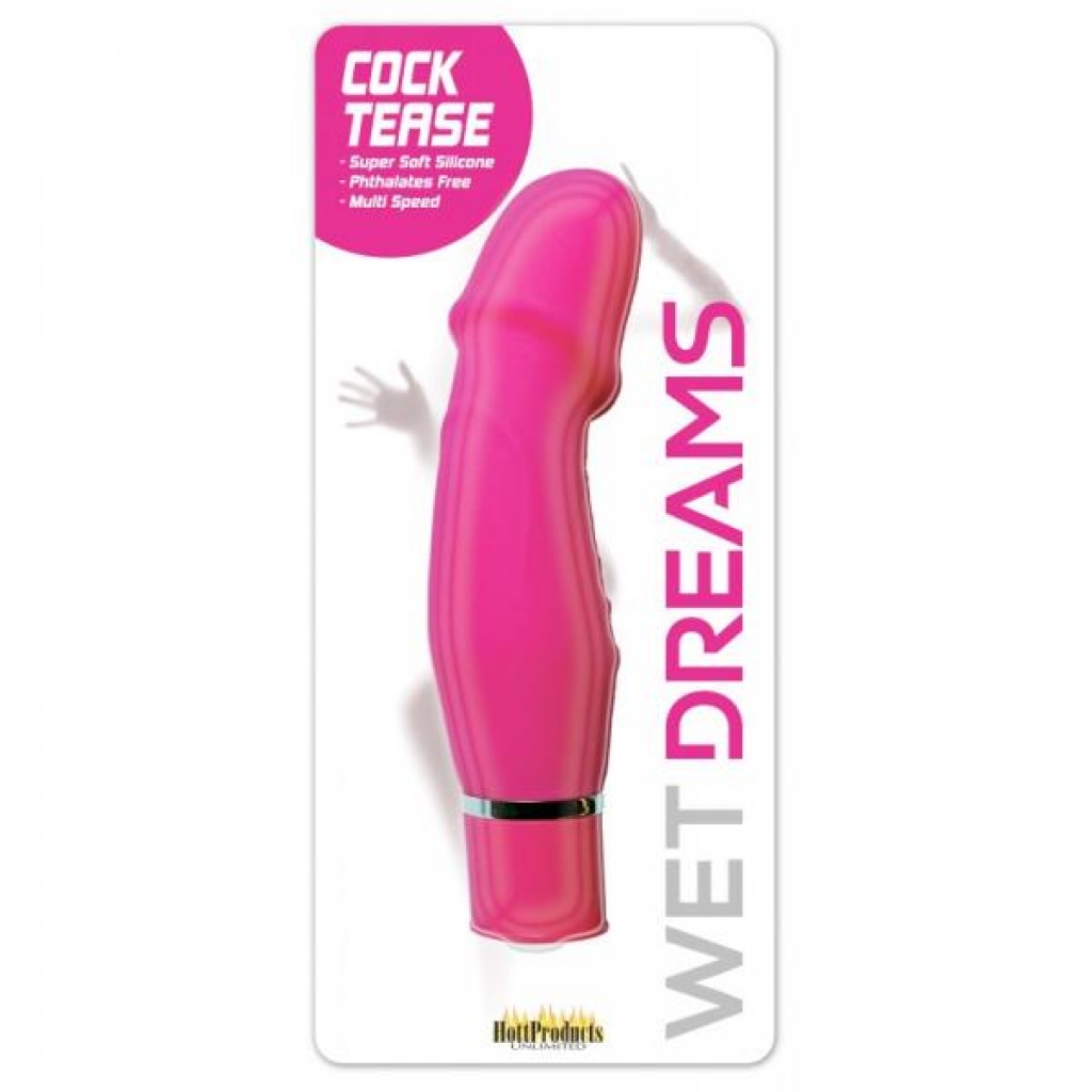 Wet Dreams Cock Tease Play Vibe Magenta Multi Speed - Realistic