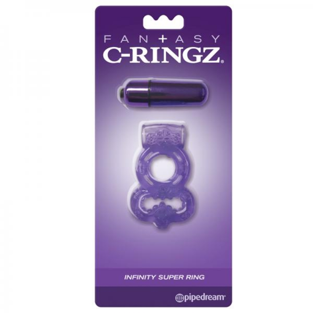 Fcr - Fantasy C-ringz Infinity Super Ring Purple - Stimulating Penis Rings