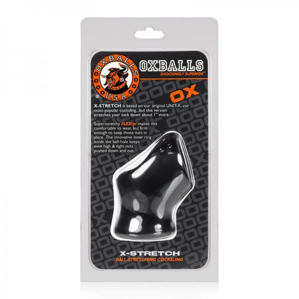 Oxballs Unit-x Stretch, Cocksling, Black - Mens Cock & Ball Gear