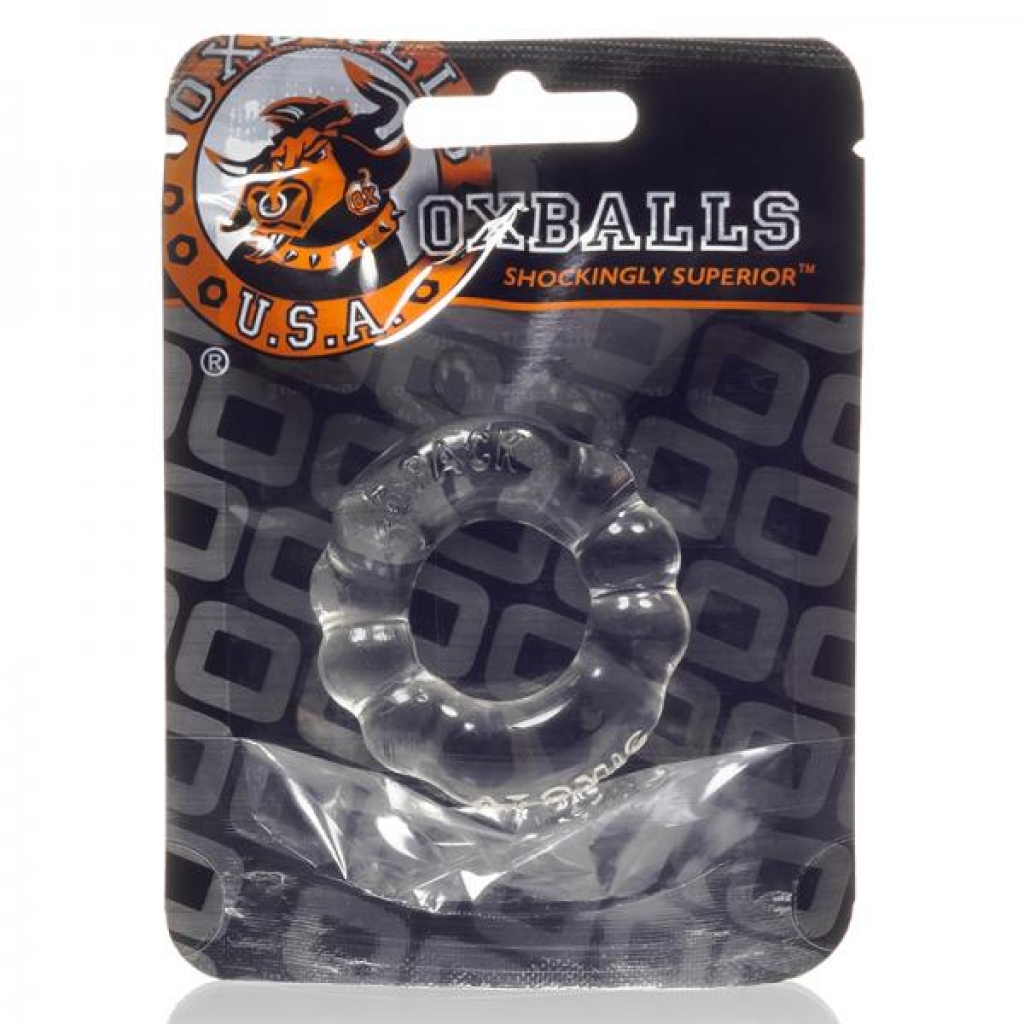 Oxballs 6-pack, Cockring, Clear - Couples Vibrating Penis Rings