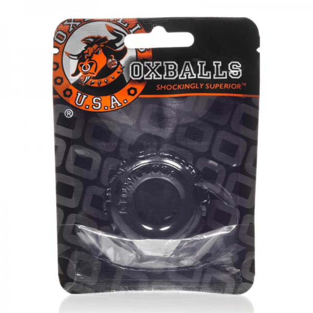 Oxballs Jelly Bean, Cockring, Black - Couples Vibrating Penis Rings