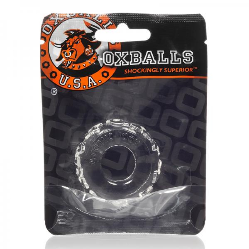 Oxballs Jelly Bean, Cockring, Clear - Couples Vibrating Penis Rings