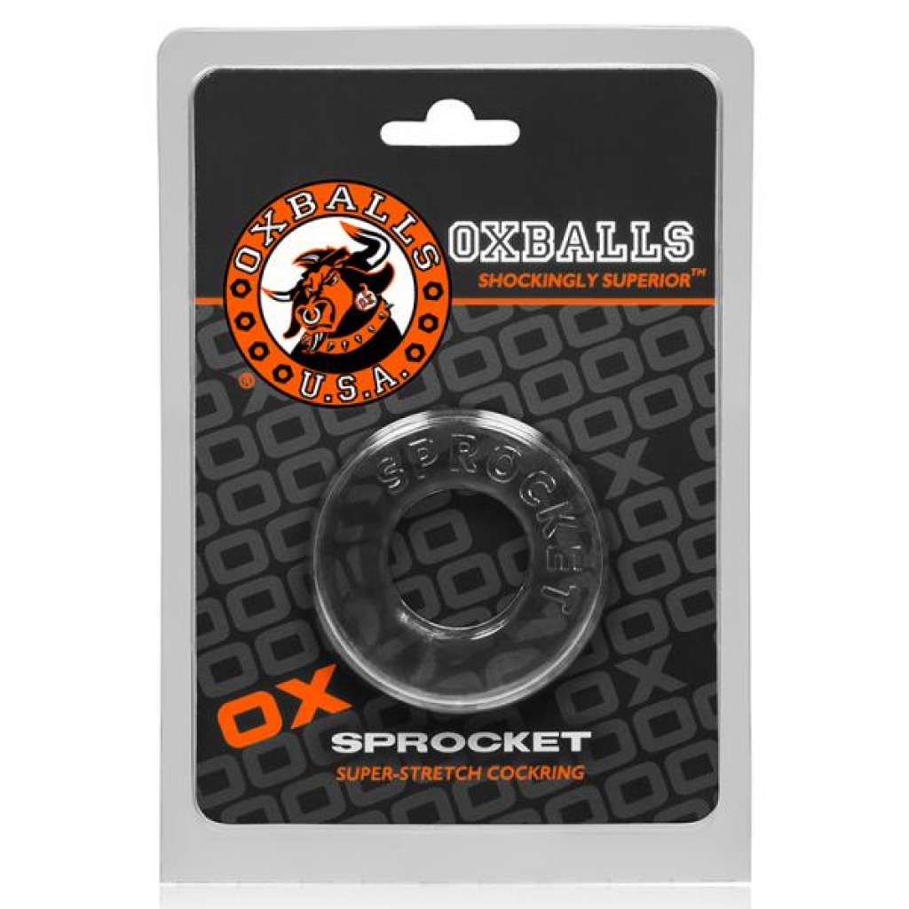 Oxballs Sprocket, Cockring, Clear - Couples Vibrating Penis Rings