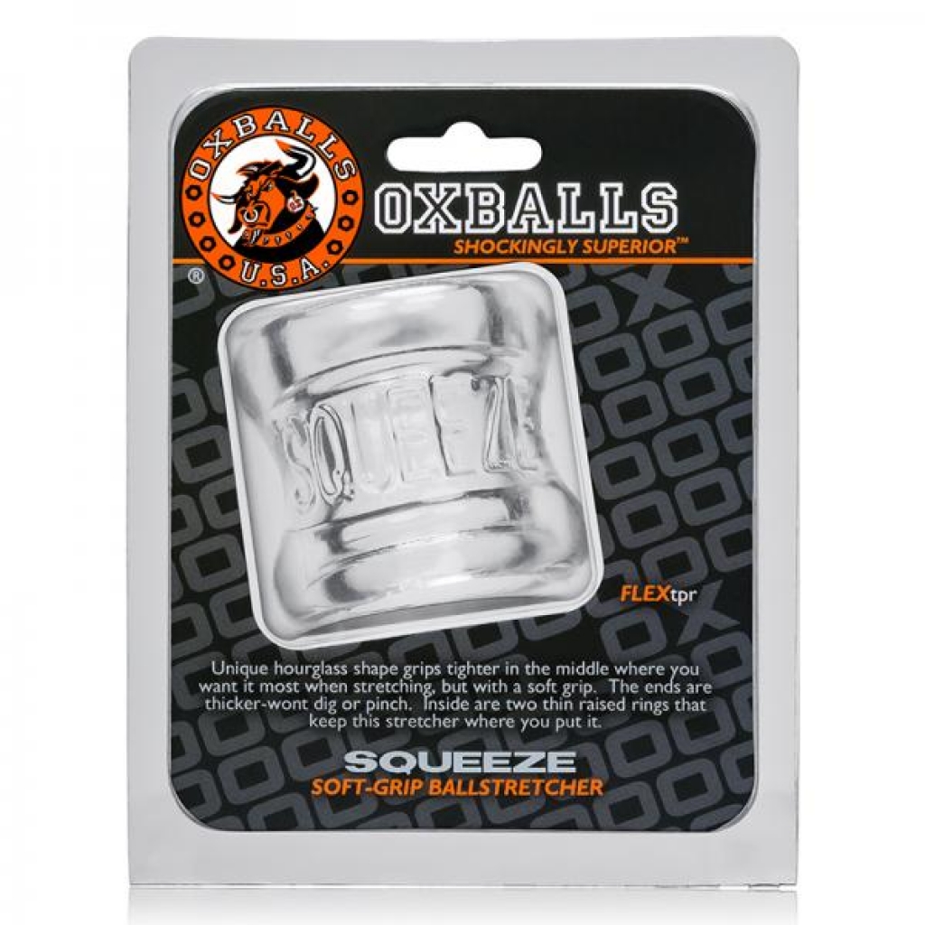 Oxballs Squeeze, Ball Stretcher, Clear - Mens Cock & Ball Gear