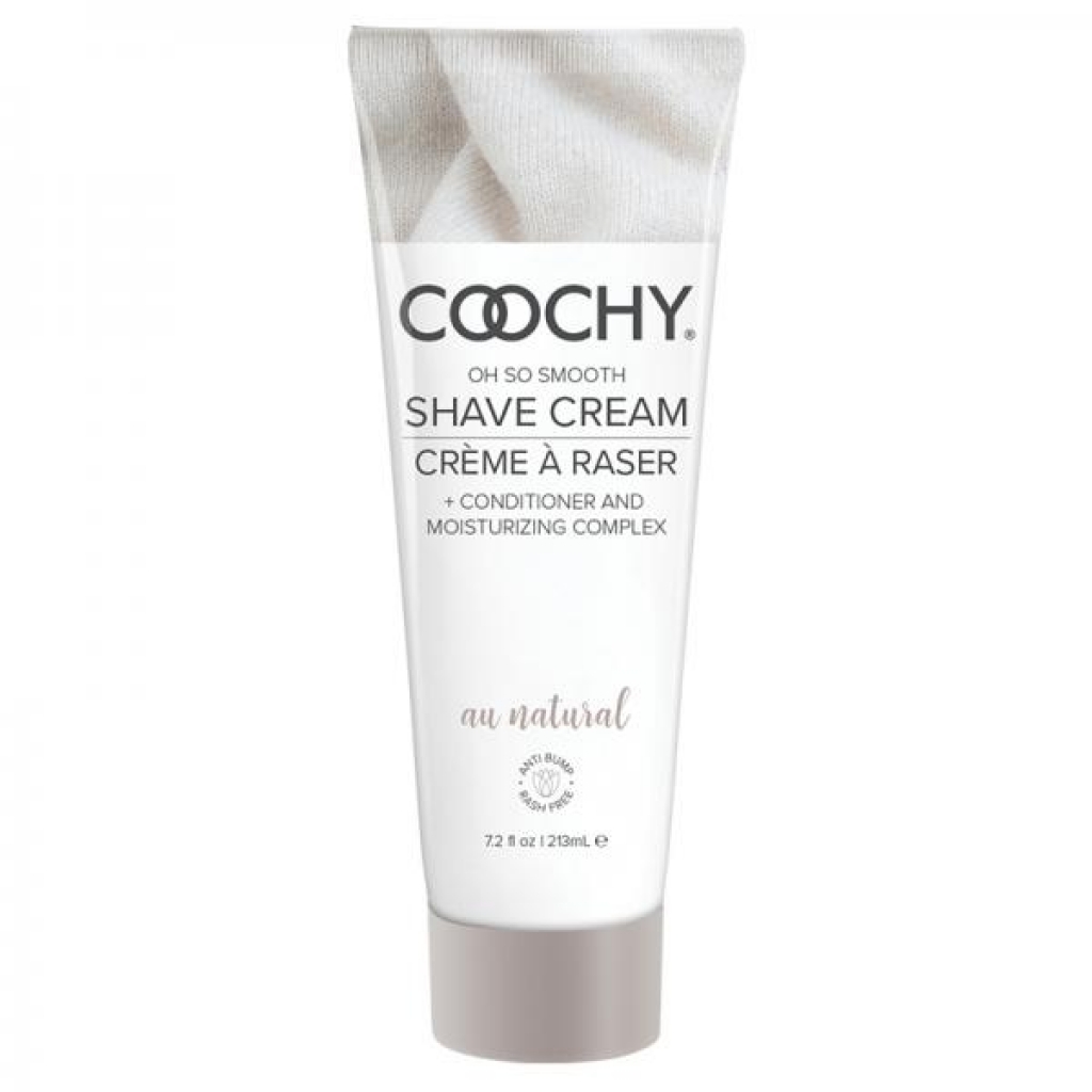 Coochy Shave Cream Au Natural 7.2 fluid ounces - Shaving & Intimate Care