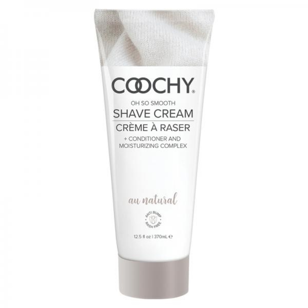 Coochy Shave Cream Au Natural 12.5oz - Shaving & Intimate Care