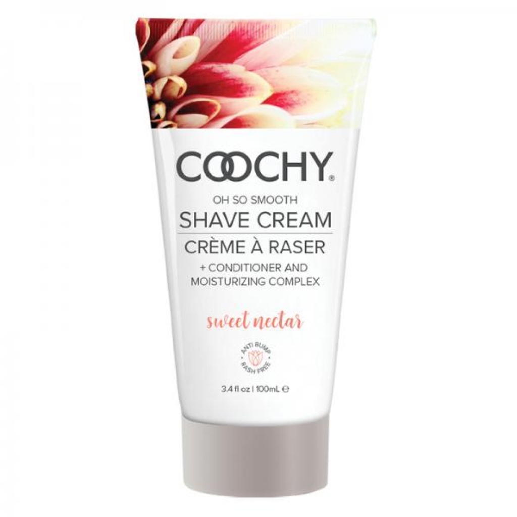 Coochy Shave Cream Sweet Nectar 3.4oz - Shaving & Intimate Care