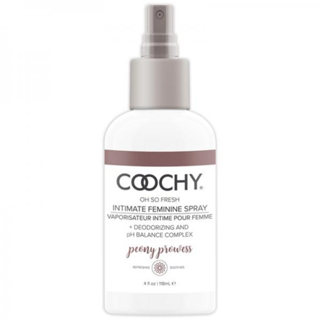 Coochy Intimate Feminine Spray Peony Prowess 4 fluid ounces - Shaving & Intimate Care