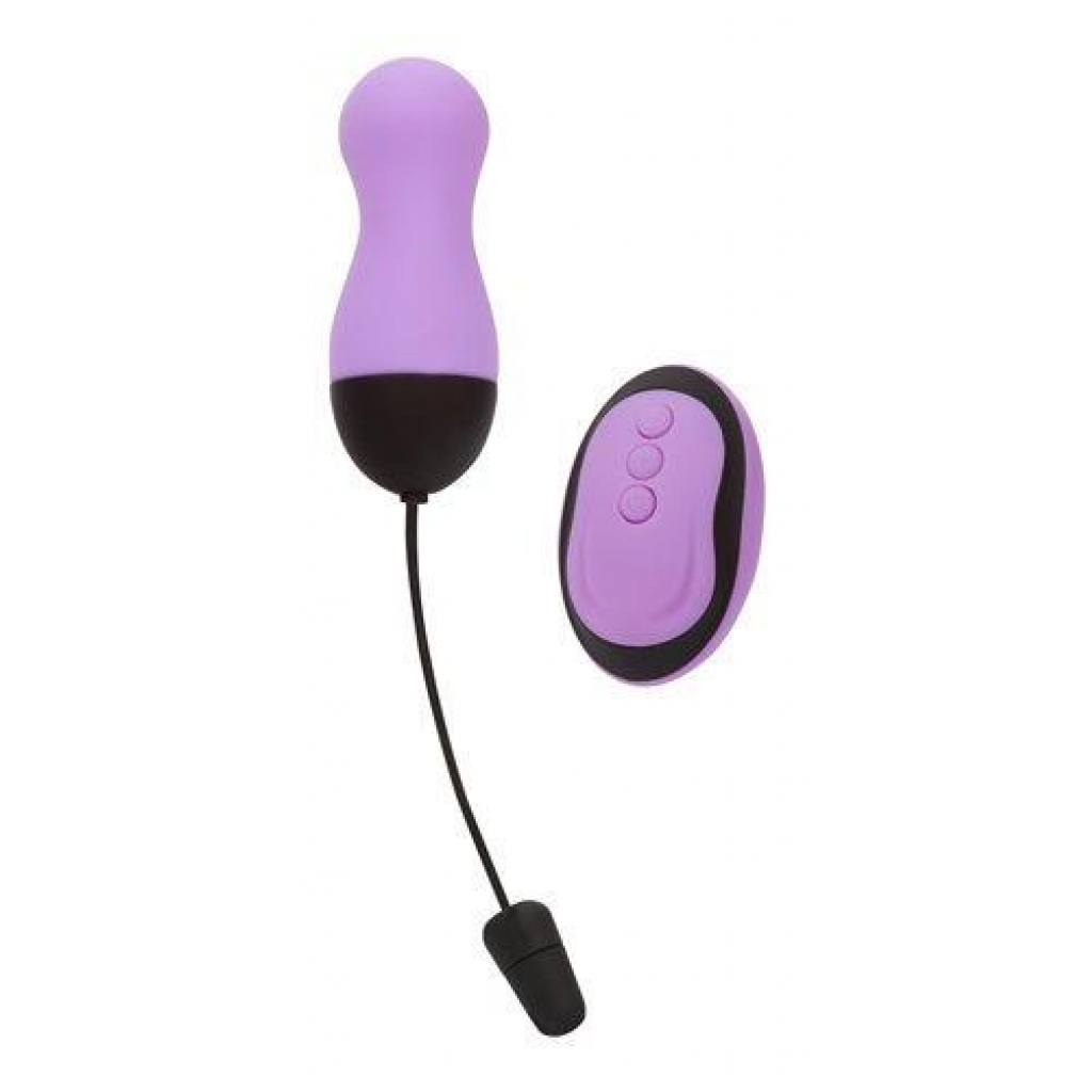 Simple & True Remote Control Vibrating Egg Purple - Bullet Vibrators