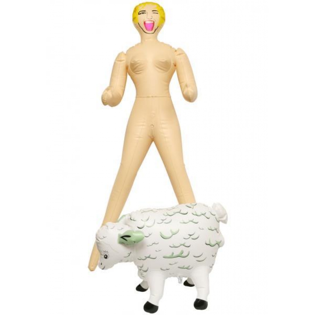 Lil Ho Peep And Her Sheep Mini Inflatable Doll - Barnyard Animals