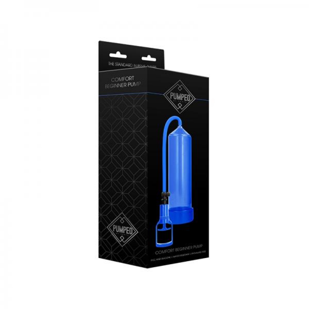 Pumped Comfort Beginner Pump - Blue - Penis Pumps