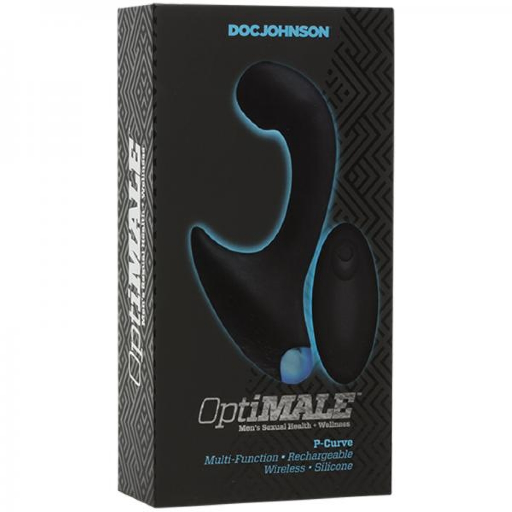 Optimale Vibrating P-massager With Wireless Remote Black - Prostate Massagers