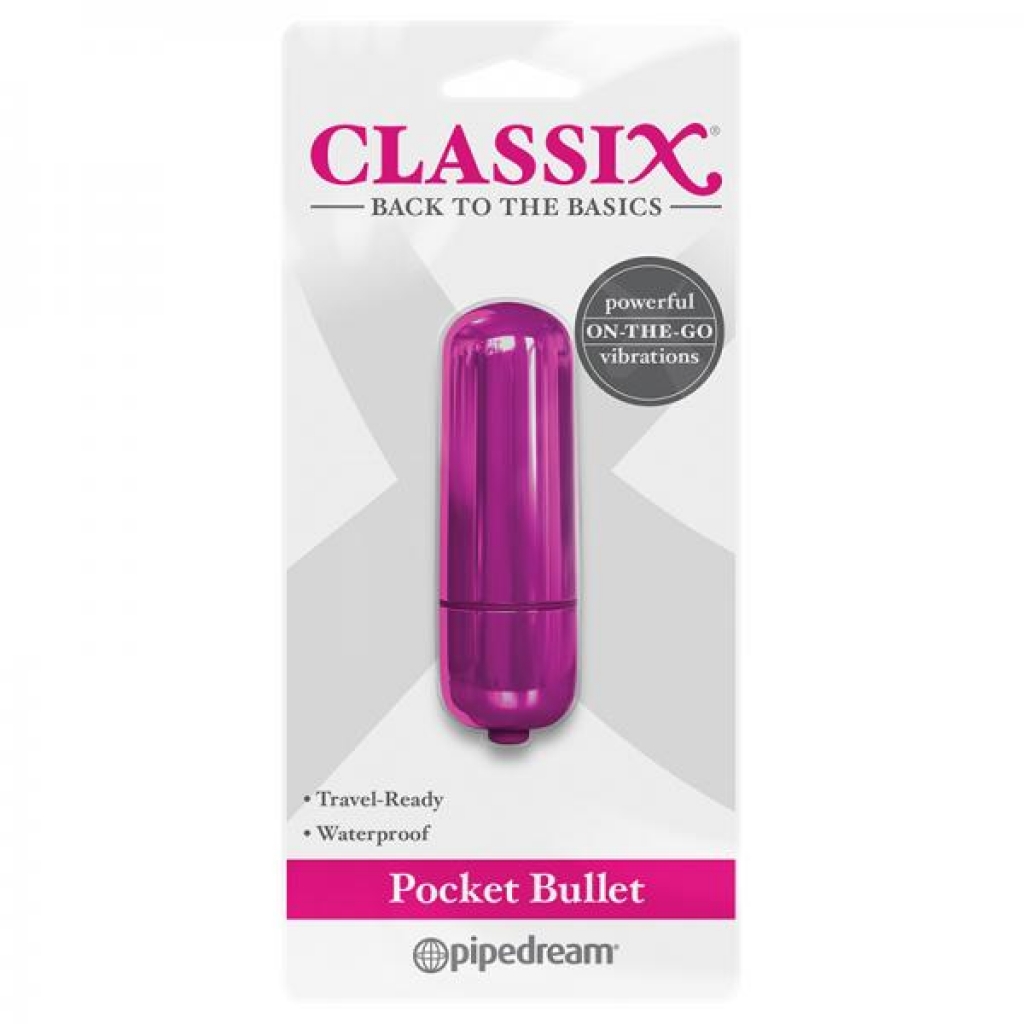 Classix Pocket Bullet Pink - Bullet Vibrators