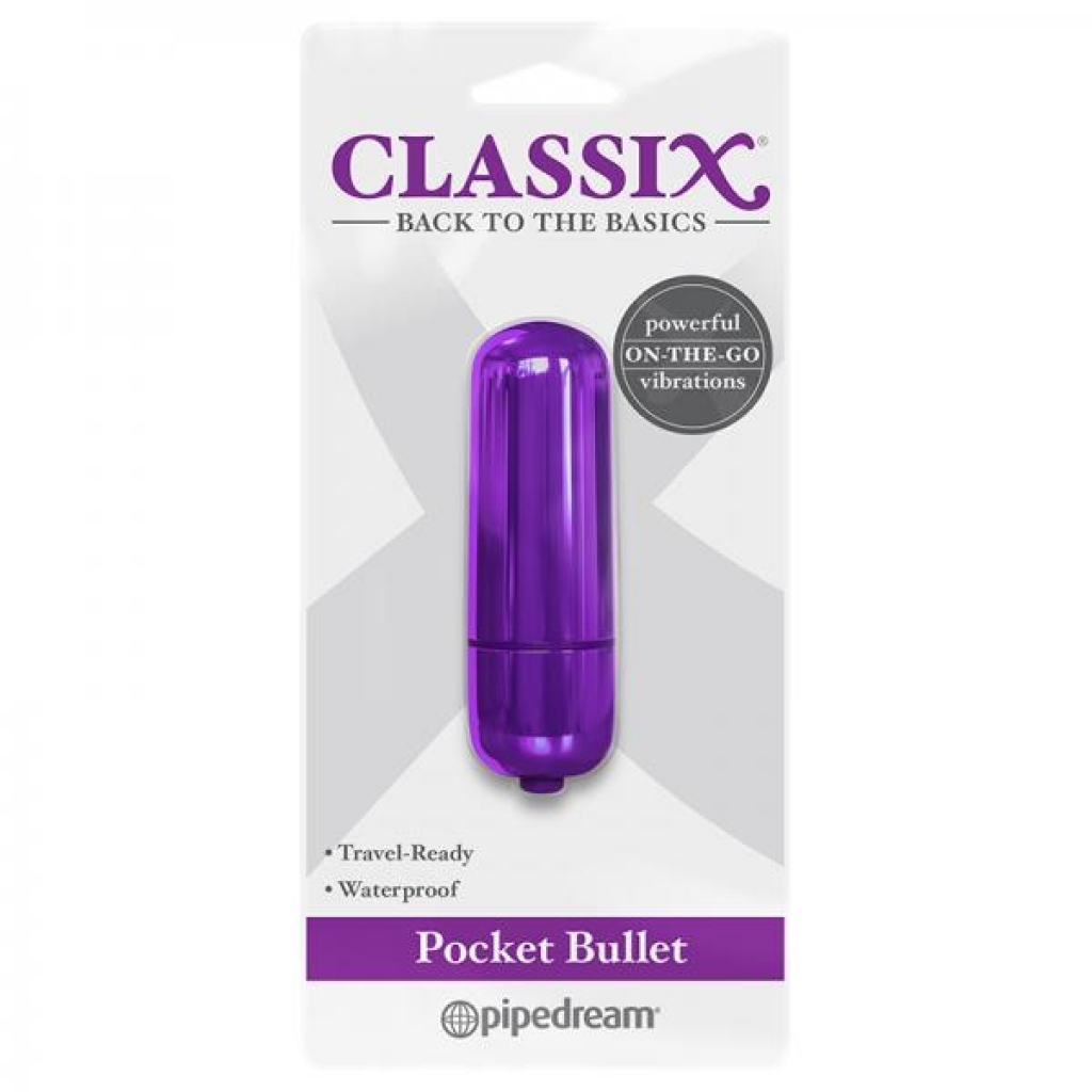 Classix Pocket Bullet Purple - Bullet Vibrators