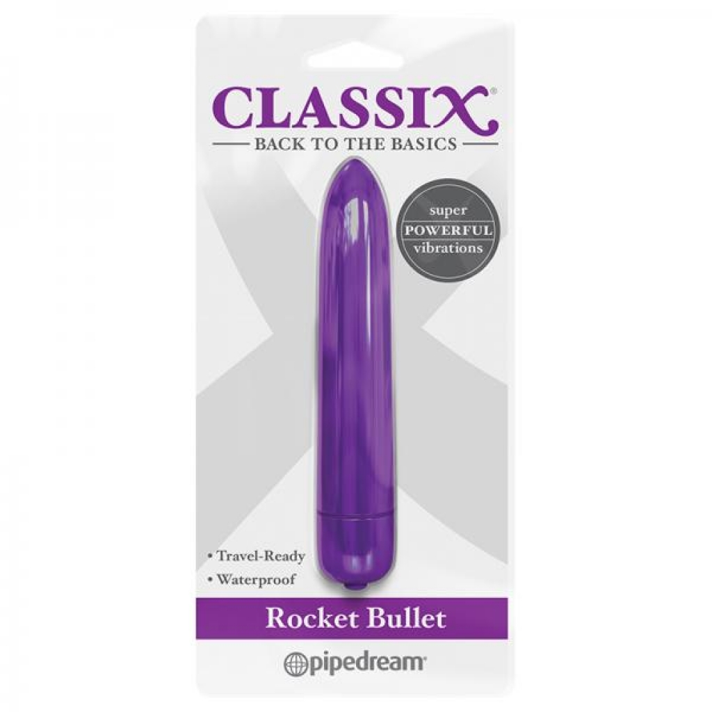 Classix Rocket Bullet Purple - Bullet Vibrators