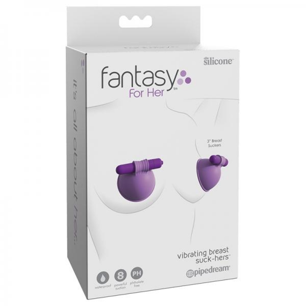 Fantasy For Her Vibrating Breast Suck-hers - Nipple Pumps