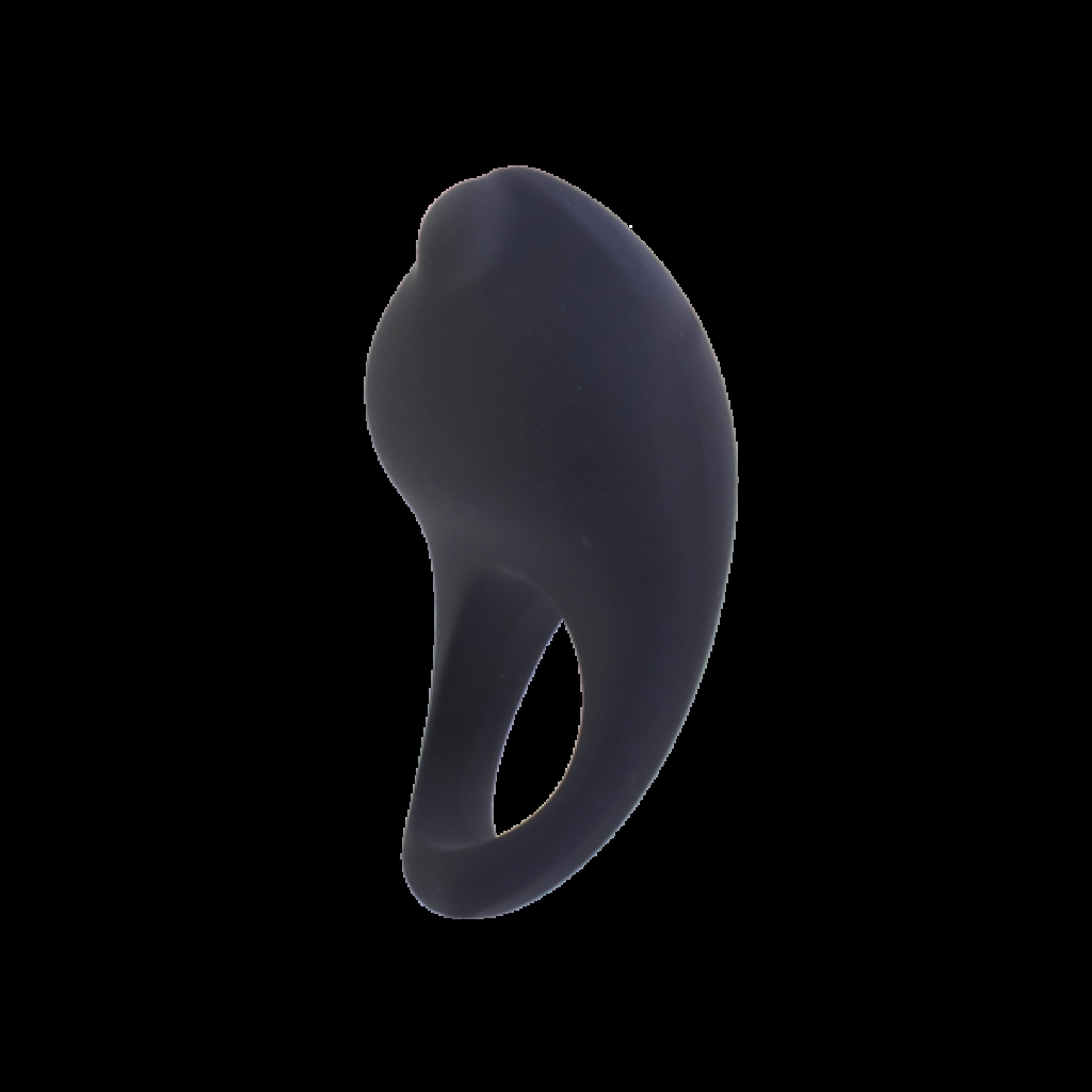 Vedo Roq Rechargeable Ring - Just Black - Couples Vibrating Penis Rings
