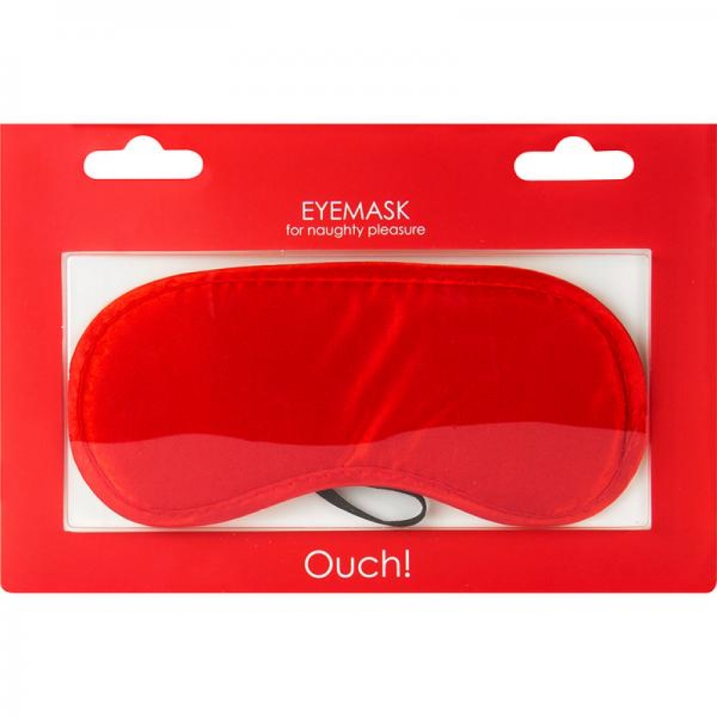 Ouch! Soft Eyemask - Red - Hoods & Goggles
