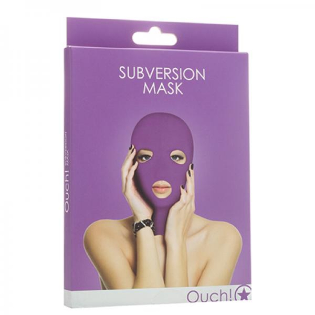 Ouch! Subversion Mask - Purple - Hoods & Goggles