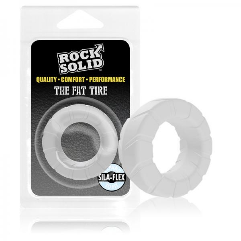 Rock Solid Silaflex Fat Tire Translucent - Classic Penis Rings