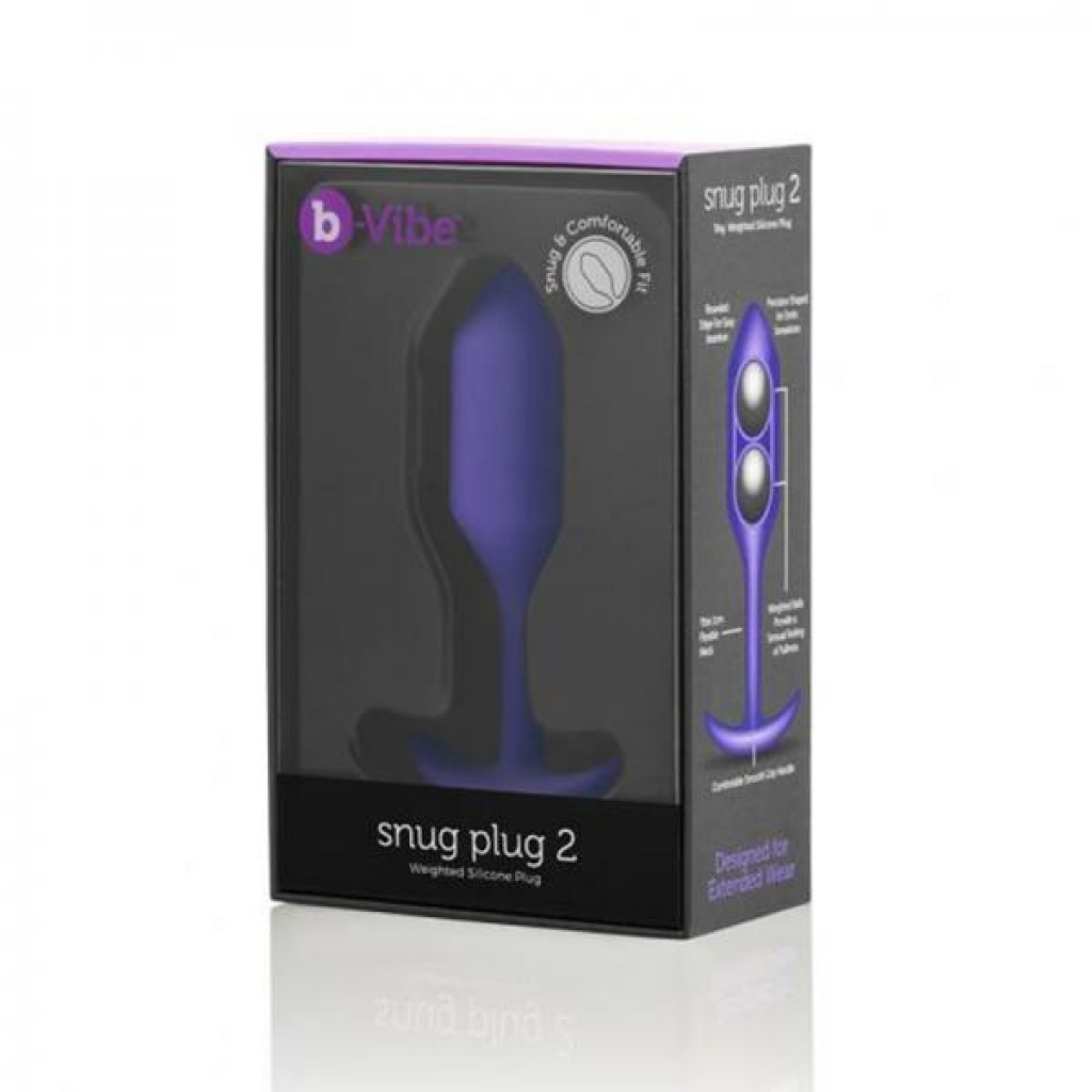B-vibe Snug Plug 2 Purple - Anal Plugs