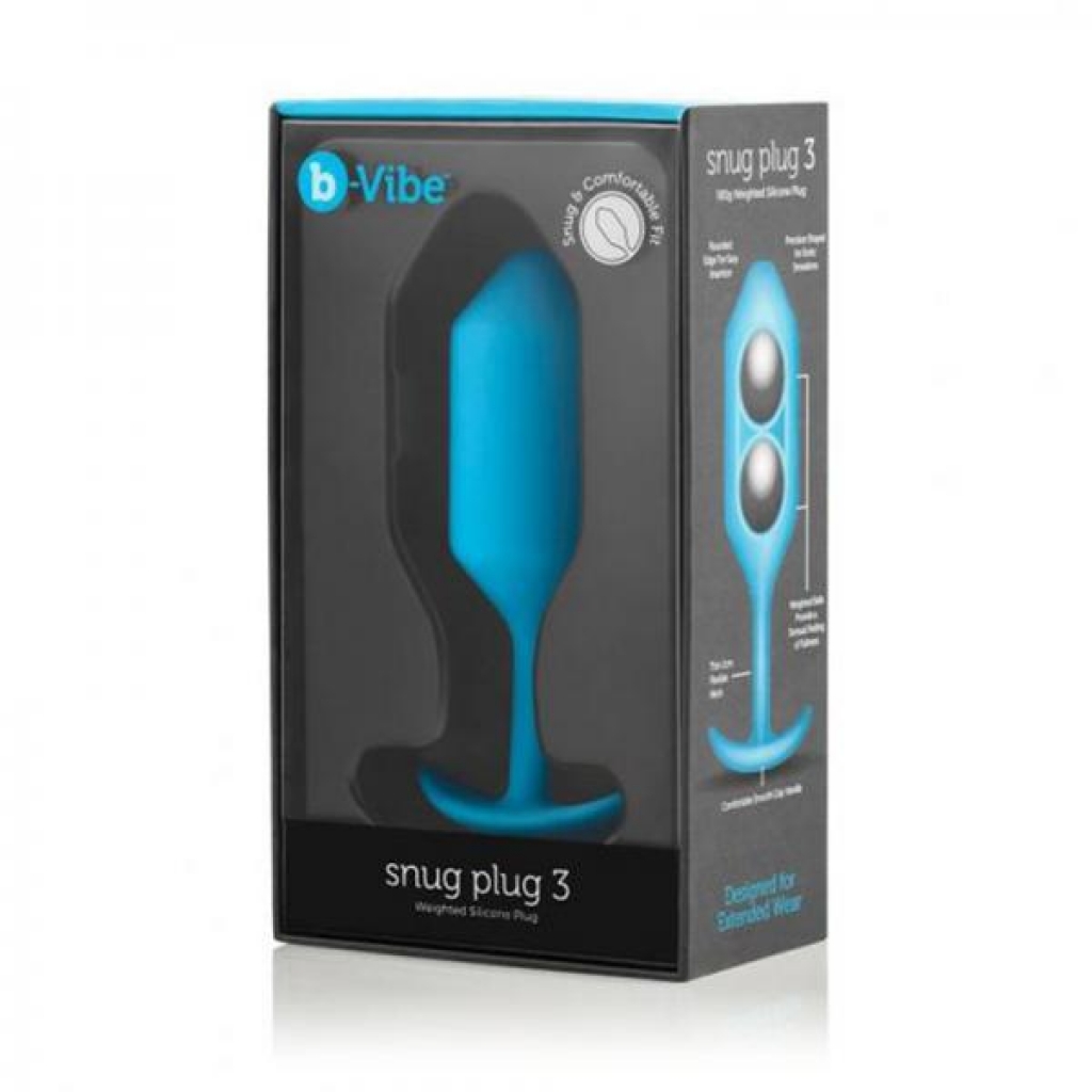 B-vibe Snug Plug 3 Teal - Anal Plugs