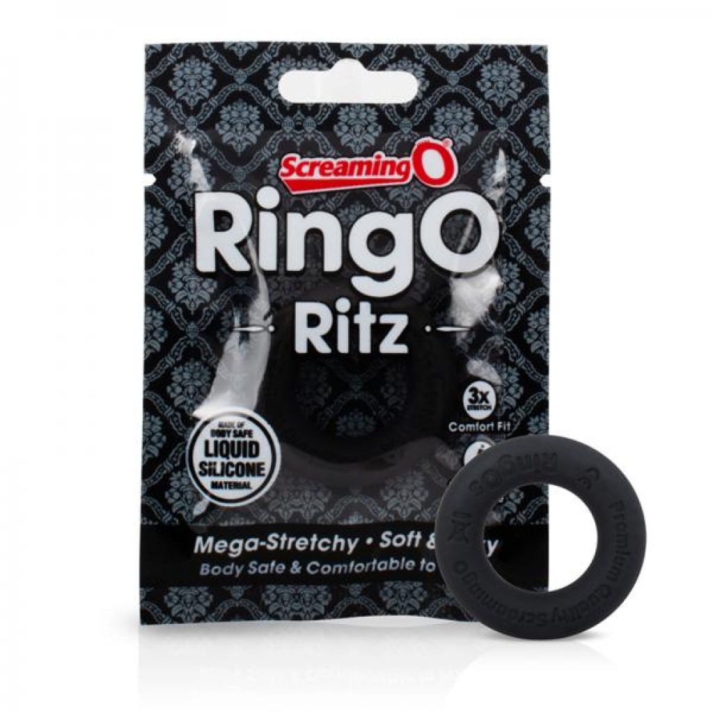 Screaming O Ringo Ritz - Black - Classic Penis Rings
