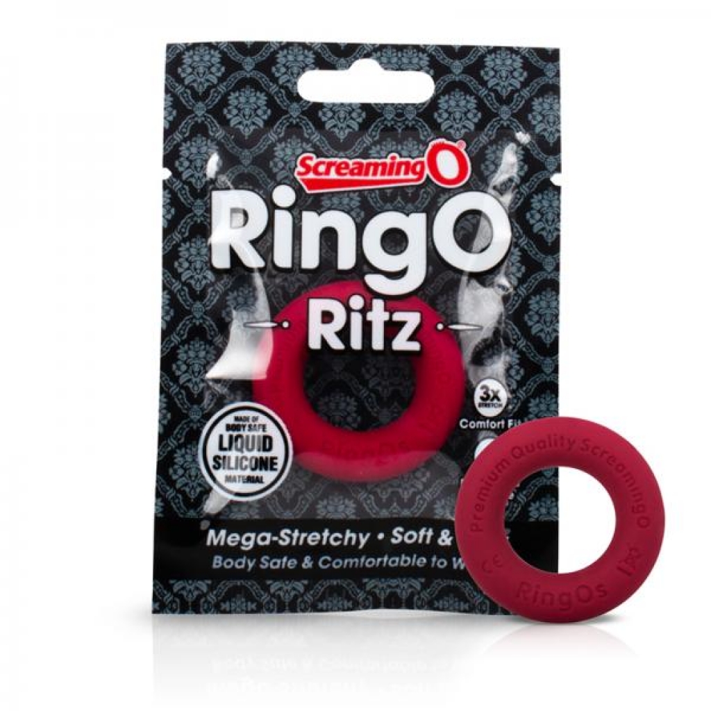 Screaming O Ringo Ritz - Red - Classic Penis Rings