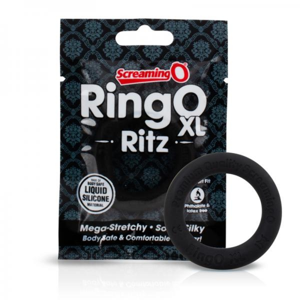 Screaming O Ringo Ritz Xl - Black - Classic Penis Rings