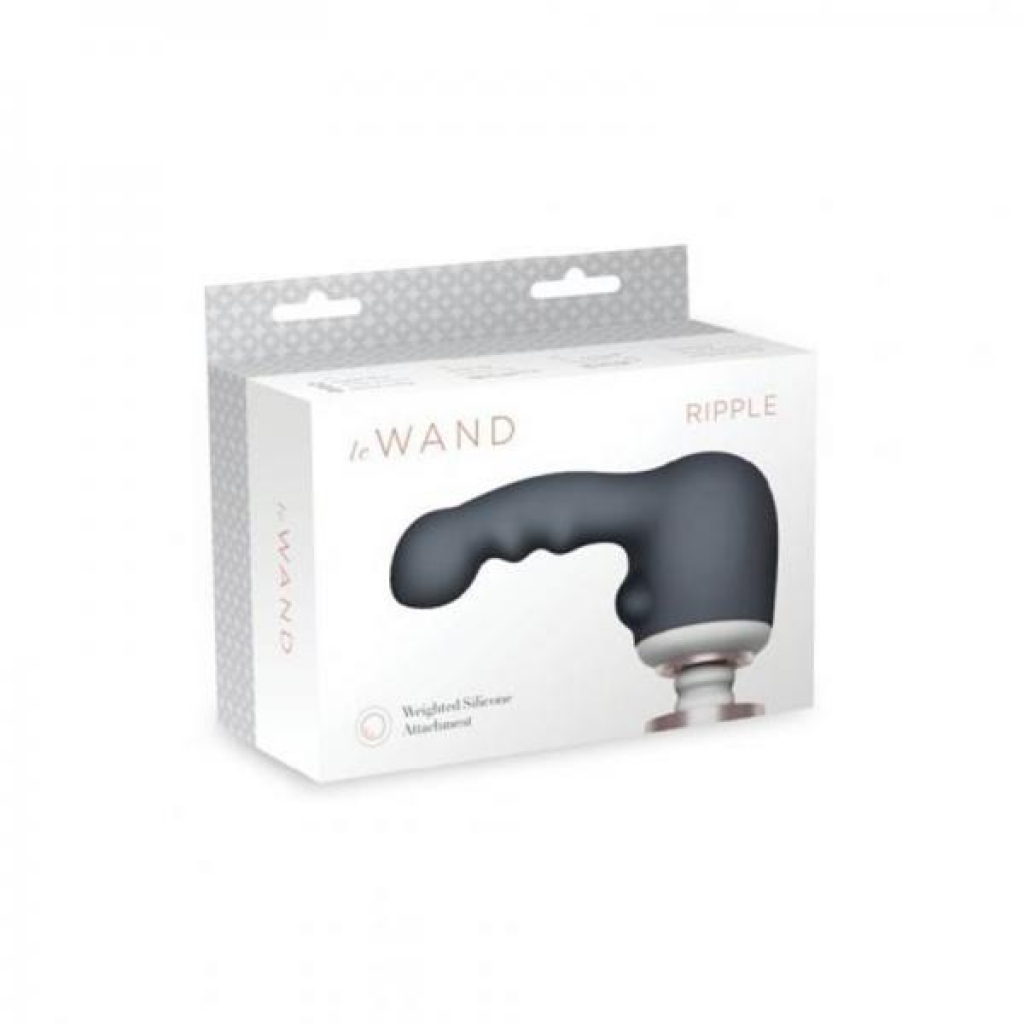 Le Wand Ripple Weighted Silicone Attachment - Body Massagers