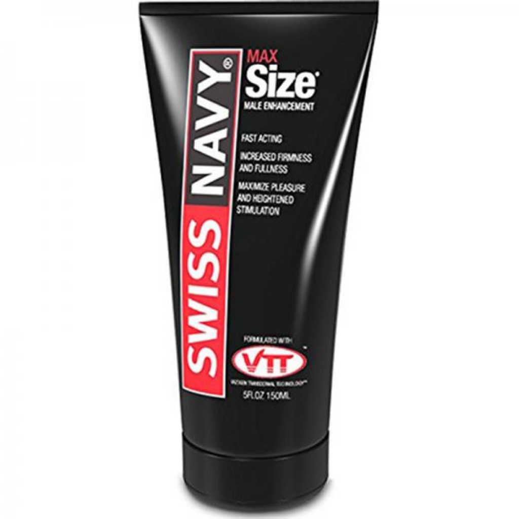 Sn Max Size Cream 5oz Black Tube - For Men