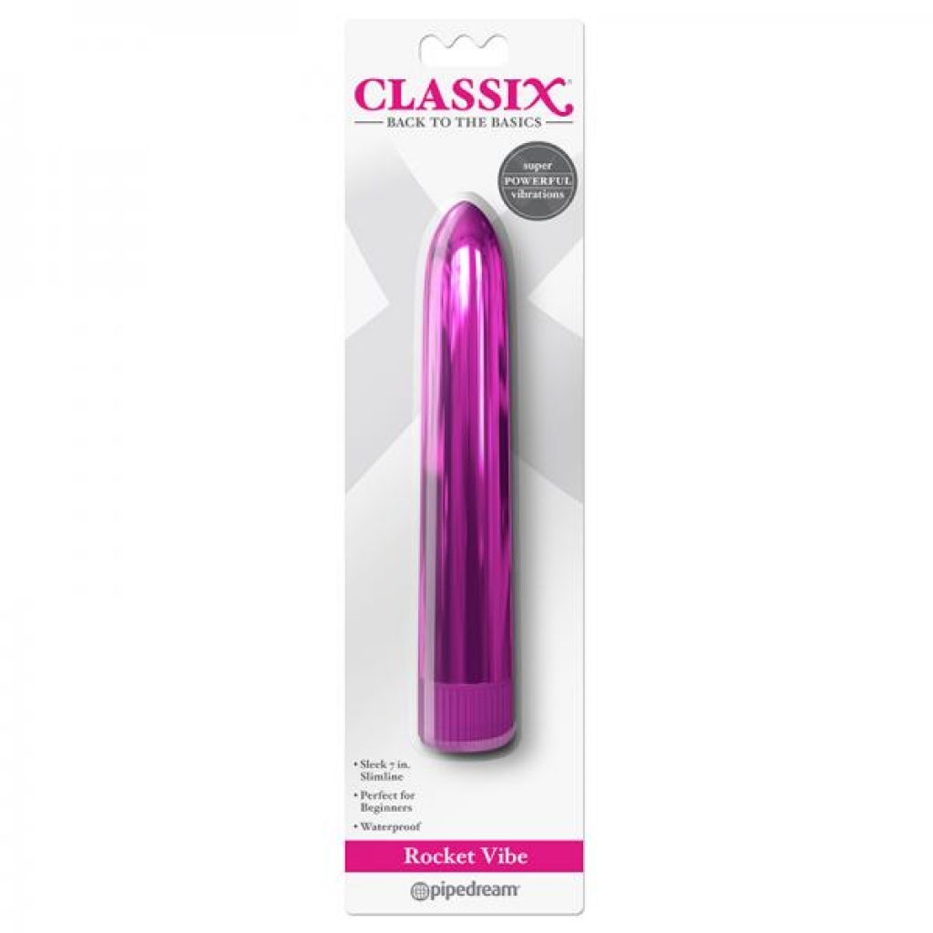 Classix Rocket Vibe 7 Inch Metallic Vibe Pink - Traditional